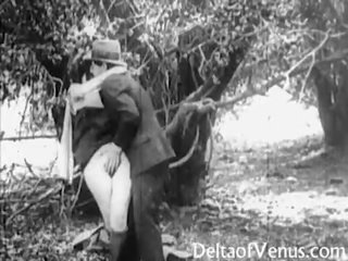 Čurat: antický špinavý klip 1910s - a volný jízda