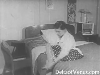 Παλιάς χρονολογίας Ενήλικος ταινία 1950s - μπανιστηριτζής γαμώ - peeping tom