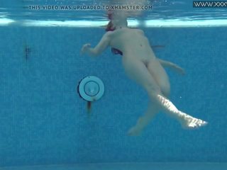 Provocative Nicole Pearl with Small Tits in the Pool: Free xxx movie bb